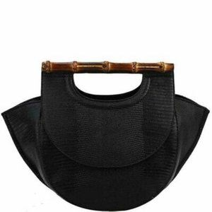 Top Handle Satchel Handbag With Long Strap